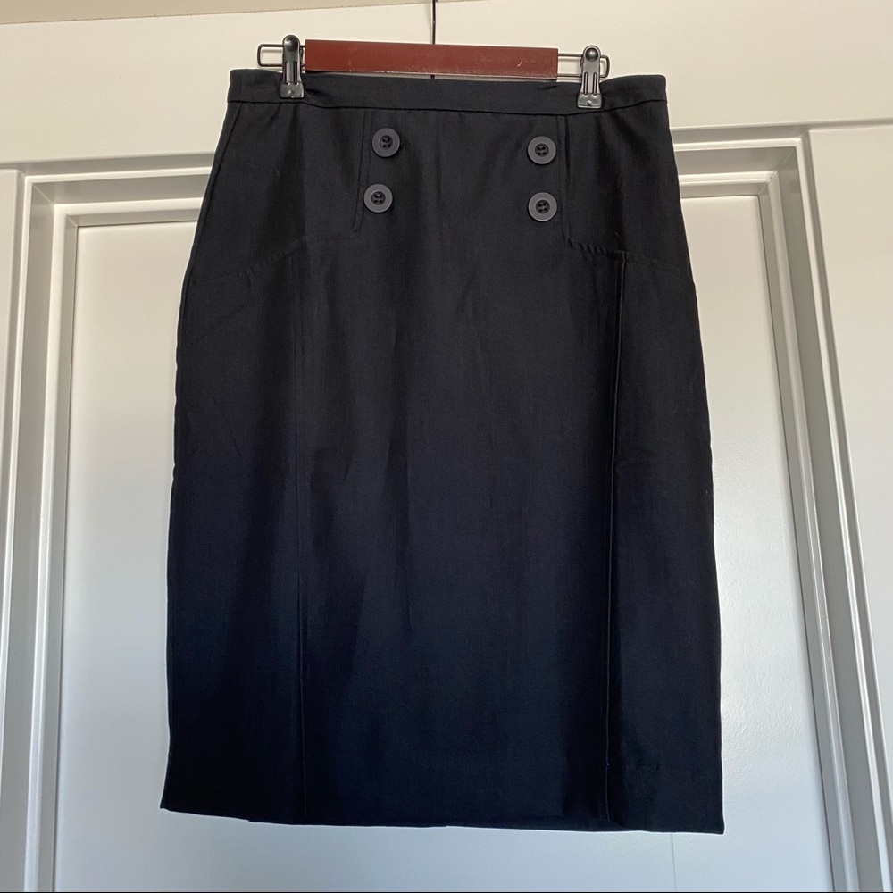 Sweet Salt Dark Navy Pencil Skirt